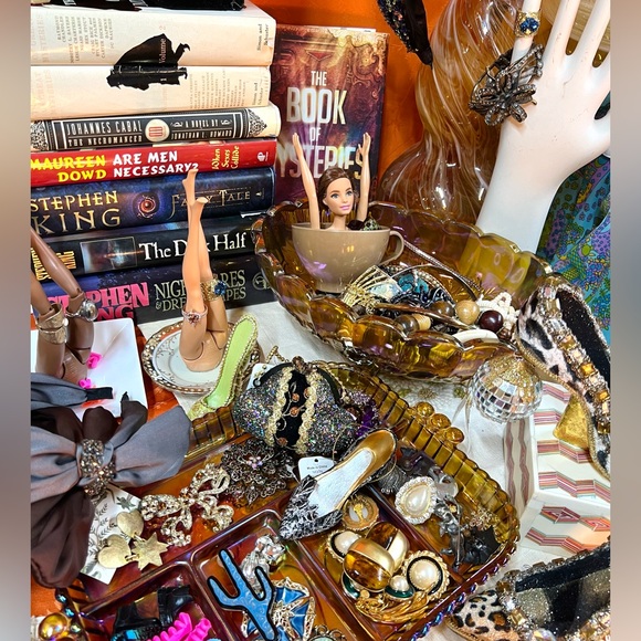 New! RESTOCK ‼️ Custom Handmade Barbie Ring Jewelry Holder Trinket Dish - Picture 4 of 4